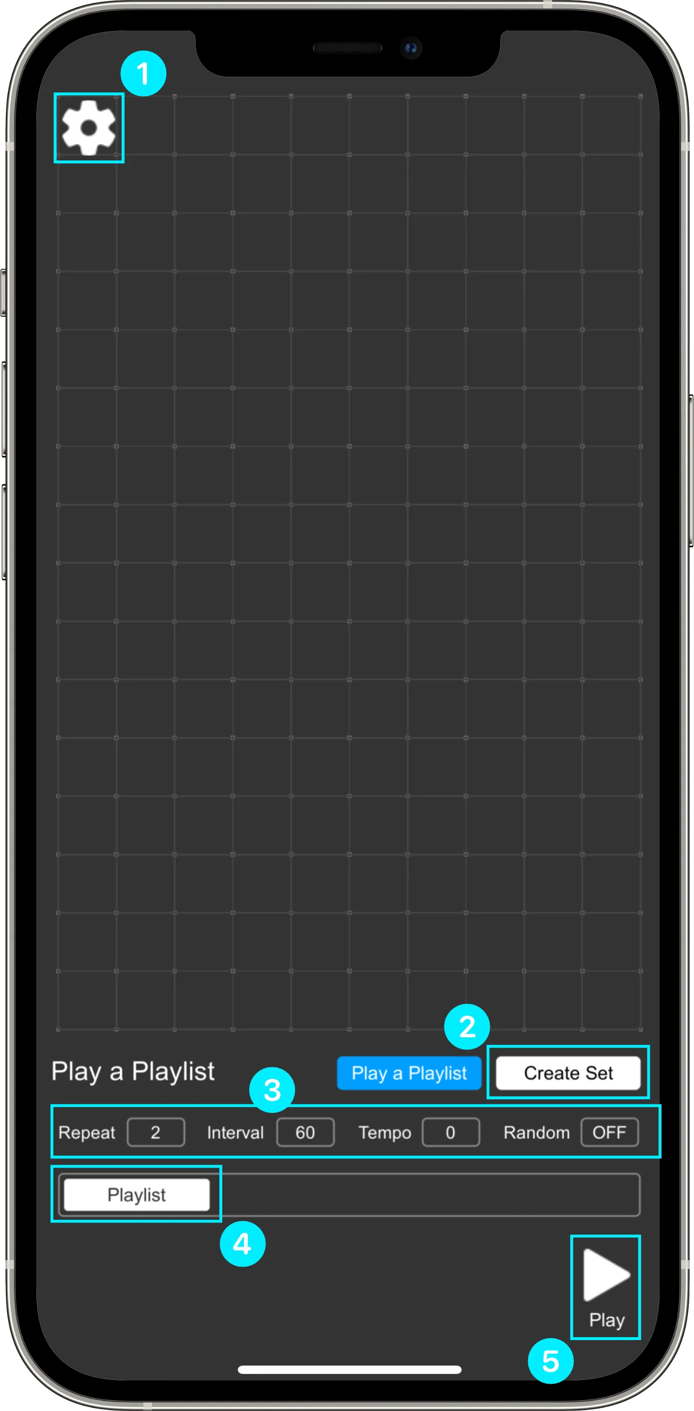 Play a Playlist Screen